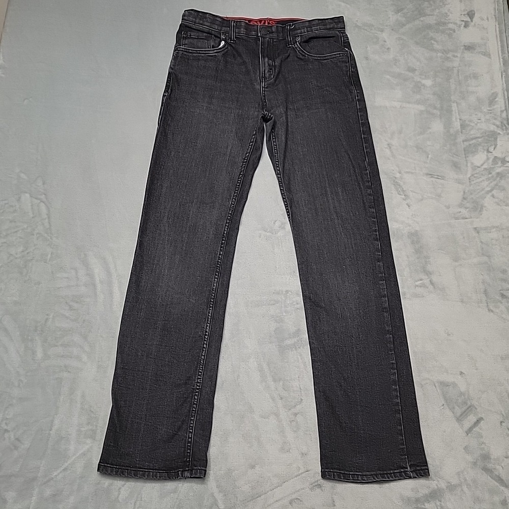 Levi's Jeans Womens 18 Black 514 Slim Straight Denimโ Casual Stretch Pants